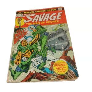 Doc Savage (1972) #4 Marvel Bronze Age Gil Kane Cover Ross Andru Englehart, Fair